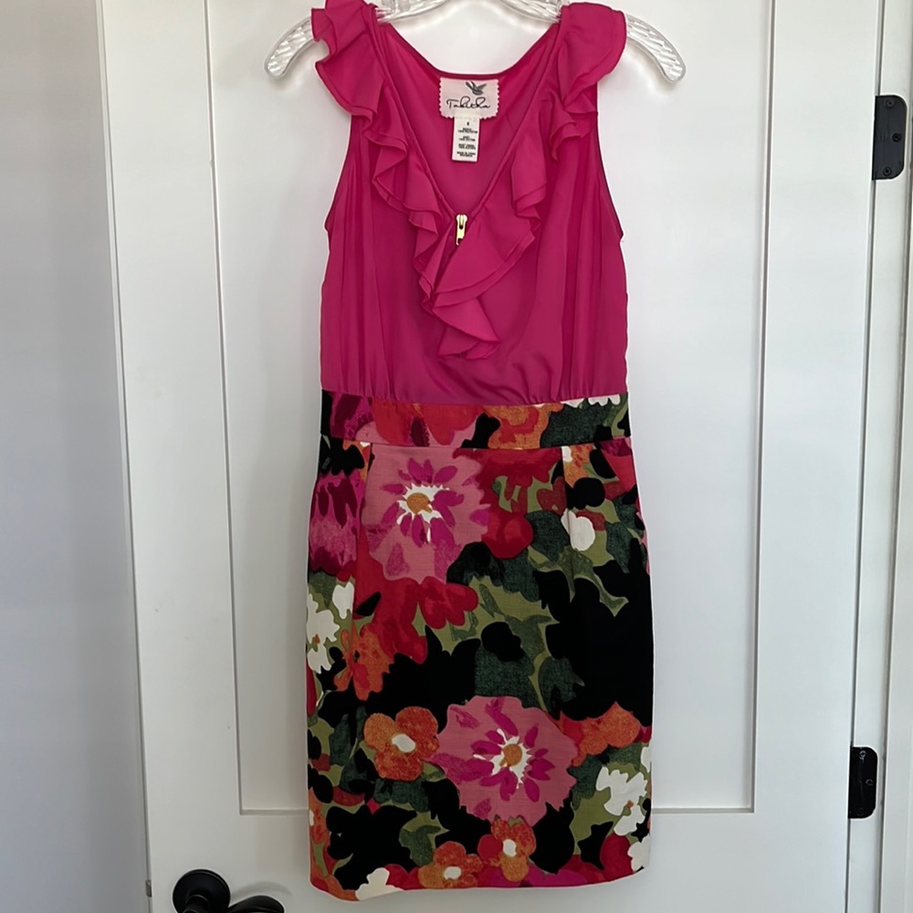 Tabitha pink and floral dress